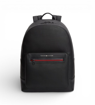 Tommy Hilfiger para hombre. AM0AM14155 Mochila Foundation negro (OSFA), Casual, Poliuretano