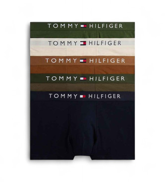 Tommy Hilfiger para hombre. UM0UM03494 Pack de 5 Bóxers Original multicolor (XL), Homewear, Algodón