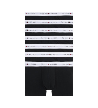 Tommy Hilfiger para hombre. UM0UM03472 Pack de 7 Bóxers Signature negro (L), Homewear, Algodón