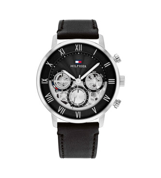 Tommy Hilfiger para hombre. 1710565 Reloj Legend negro (OSFA), Casual, Correa, Acero Inoxidable