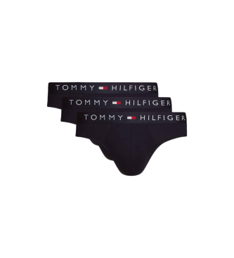 Tommy Hilfiger para hombre. UM0UM03182 Set 3 slips negro (L), Homewear, Algodón, Sostenible