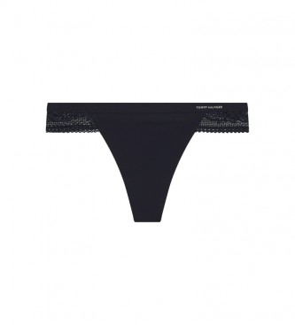 Tanga Exclusive Detalle Encaje marino (S), Homewear, Nylon