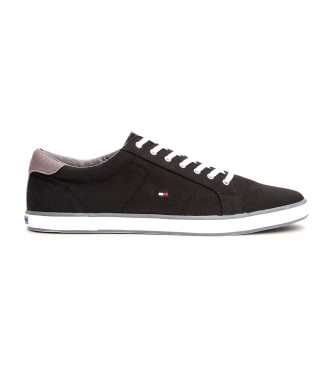 Tommy Hilfiger para hombre. FM0FM00596 Zapatillas de lona con cordones negro (41), Tela, Casual