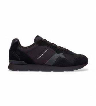 Tommy Hilfiger para hombre. FM0FM05830 Zapatillas Maxlite negro (41), Plano, Cordones, Casual