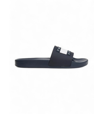 Chanclas con logo en relieve marino (46), Plano, Ninguno, Casual, Beachwear, Tommy Jeans outlet 2024.