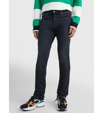 Tommy Jeans para hombre. DM0DM09561 Jeans Scanton Slim DYJBK marino (34/31), Casual, Algodón, Elastano