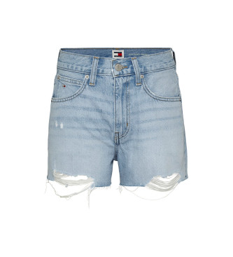 Tommy Jeans para mujer. DW0DW17641 Short Hot azul (26), Casual, Algodón, Denim