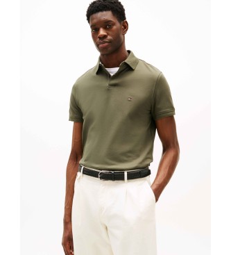 Tommy Hilfiger para hombre. MW0MW17770 Polo 1985 de corte regular verde (L), Casual, Algodón, Manga corta
