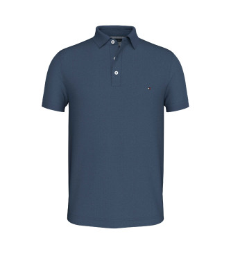 Tommy Hilfiger para hombre. MW0MW17771 Polo 1985 de corte slim azul (S), Casual, Algodón, Manga corta