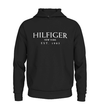 Tommy Hilfiger para hombre. MW0MW35523 Sudadera Lisa negro (S), Casual, Algodón Orgánico, Sostenible