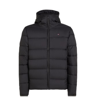 Tommy Hilfiger für Herren. MW0MW41983 Thermo-Steppjacke aus schwarzem Ripstop-Gewebe (XXL), Lässig, Nylon, Marine