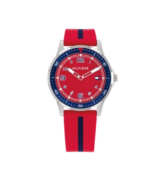 Reloj Analógico Acero rojo (OSFA), Casual, Silicona, Correa, moda infantil, Tommy Hilfiger outlet