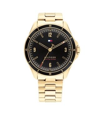 Tommy Hilfiger para hombre. 1791903 Reloj Analógico Pvd negro (OSFA), Casual, Brazalete, Acero Inoxidable