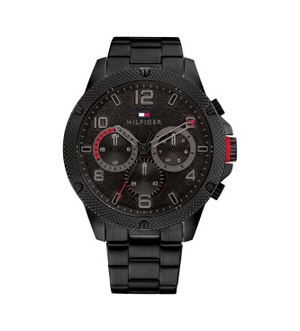 Tommy Hilfiger para hombre. 1792030 Reloj Analógico Pvd negro (OSFA), Casual, Brazalete, Acero Inoxidable