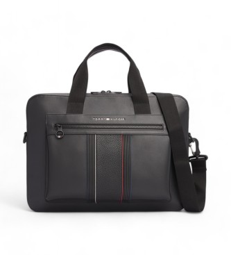 Tommy Hilfiger für Herren. AM0AM13096 Foundation Aktentasche schwarz (OSFA), Lässig, Polyurethan