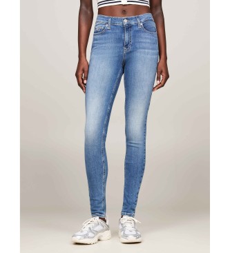 Tommy Jeans para mujer. DW0DW19255 Jeans Nora Md Skn Ch0238 azul (30/32), Casual, Denim, Algodón Orgánico, Sostenible