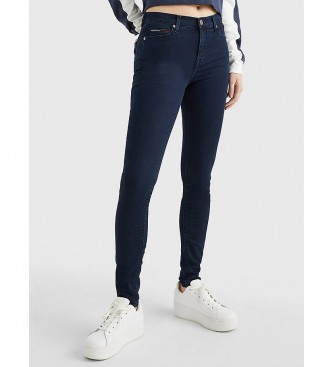 Tommy Jeans para mujer. DW0DW09209 Jeans Nora MR Skny Avdbs marino (32/26), Casual, Algodón, Elastano