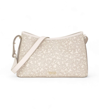 TOUS para mujer. 2002183101 Bandolera grande Kaos Mini Lines beige (OSFA), Casual, Poliuretano