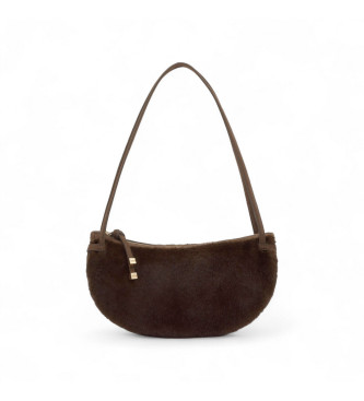 TOUS para mujer. 2002359044 Bolso de hombro Halfmoon marrón (OSFA), Casual, Piel