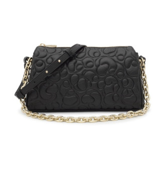 TOUS para mujer. 2002019651 Bolso Hombro-Bandolera T Greta Negro (OSFA), Casual, Poliuretano