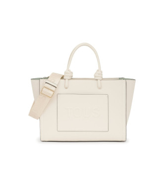 TOUS para mujer. 2002025601 Bolso Shopper M. Amaya T La Rue New beige (OSFA), Casual, Poliuretano, TOUS outlet 2024.