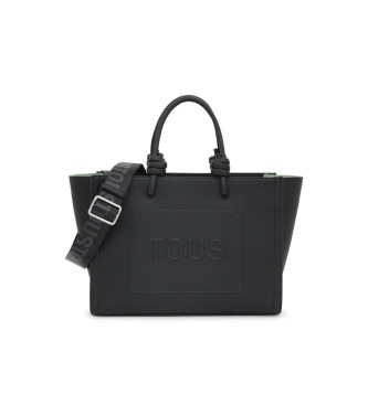 TOUS para mujer. 2002025651 Bolso Shopper M. Amaya T La Rue New Negro (OSFA), Casual, Poliuretano