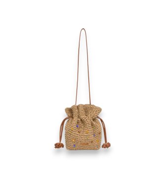 TOUSvoor vrouwen. 2002437101 Bombonera S. T Erfgoed zomer raffia naturel (OSFA), Beige, Casual