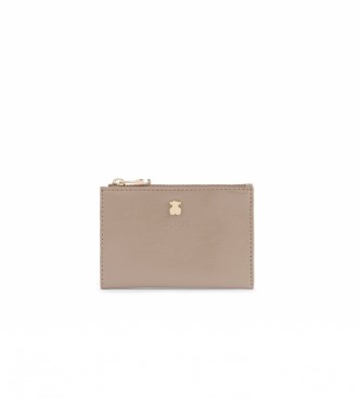 TOUS para mujer. 2001054448 Monedero-Tarjetero Dorp gris (OSFA), Casual, Poliuretano, TOUS outlet 2024.