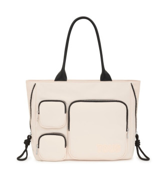 TOUS para mujer. 2002138001 Shopper Grande Roomy beige (OSFA), Casual, Poliuretano
