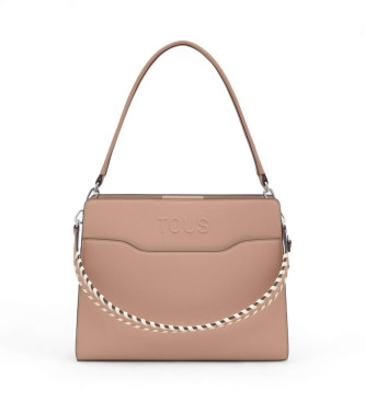 TOUS para mujer. 2002286345 Shopper Mediano Audree Saffiano taupe (OSFA), Casual, Poliuretano
