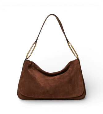 Twinset para mujer. 261TD8560 Bolso Liliane grande marrón (OSFA), Casual, Piel