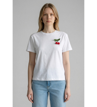 Para mujer. 261TT2271 Camiseta Spilla (XS), Casual, Algodón, Manga corta