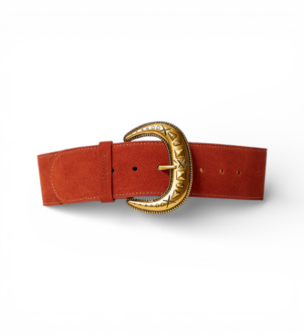 Twinset para mujer. 261TO5400 Cinturón de ante marrón (S), Casual