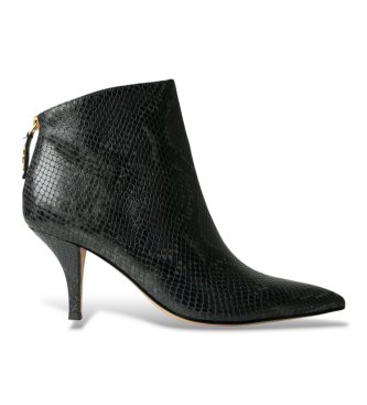 Ormskinnsimitation svarta boots
