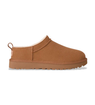 UGG para mujer. 1173891 Botines Classic Micro marrón (36), Piel, Plano, Ninguno, Casual