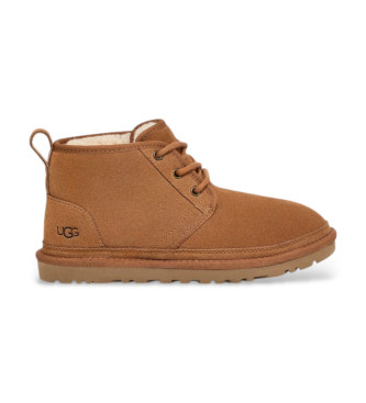 UGGvoor vrouwen. 1094269 Leren enkellaarsjes W Neumel bruin (36), Leer, Plat, Veters, Casual
