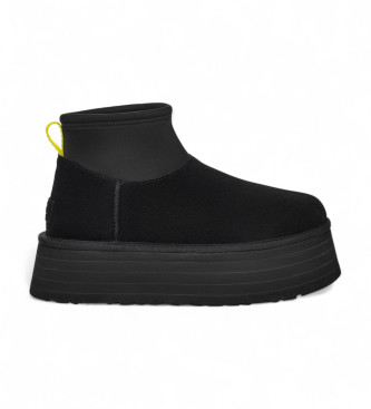 UGG para mujer. 1168170 Botines de Piel Classic Mini Dipper negro (39), 3 a 5cm, Ninguno, Casual