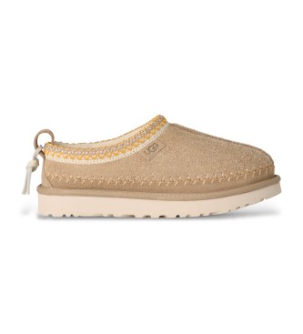 UGG para mujer. 1171444 Zuecos de Piel Tasman Biarritz beige (38), Plano, Ninguno, Casual