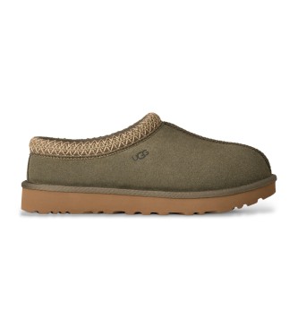 UGG para mujer. 1174470 Zapatillas de Piel Tasman II verde (37), Plano, Ninguno, Casual, Homewear