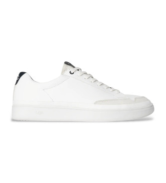 UGG para hombre. 1108959 Zapatillas de piel South Bay Low blanco (39.5), Plano, Cordones, Casual