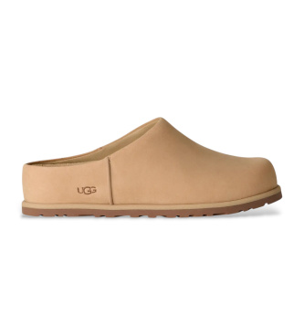 UGG para mujer. 1181130 Zuecos Otzo beige (41), Piel, Plano, Ninguno, Casual