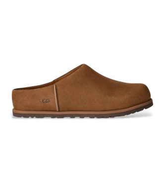 UGG para mujer. 1181130 Zuecos Otzo marrón (41), Piel, Plano, Ninguno, Casual