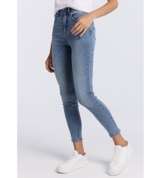 Victorio & Lucchino, V&L para mujer. 3052748 Jeans | Caja Media - High Waist skinny (26), Casual, Algodón, Denim, Clásico, Poliéster