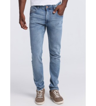 Victorio & Lucchino, V&L para hombre. 4005496 Jeans | Caja Media - Slim azul (33), Casual, Algodón, Denim, Clásico