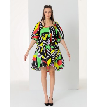 Victorio & Lucchino, V&L para mulher. Vestido curto multicolorido esta