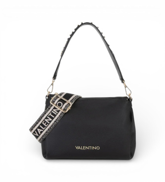 Valentino para mujer. VBS9UM08 Bolso bandolera negro (OSFA), Casual, Poliuretano