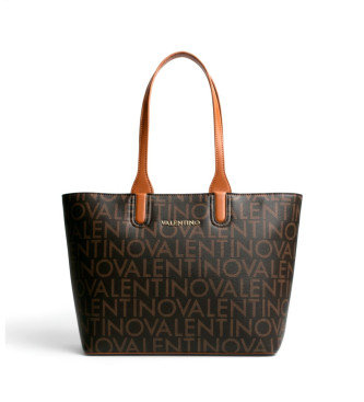 Valentino para mujer. VBS9IS01 Bolso Regina Re marrón (OSFA), Casual, Poliuretano