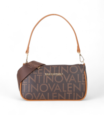 Valentino para mujer. VBS9IS13 Bolso Regina Spalla marrón (OSFA), Casual, Poliuretano