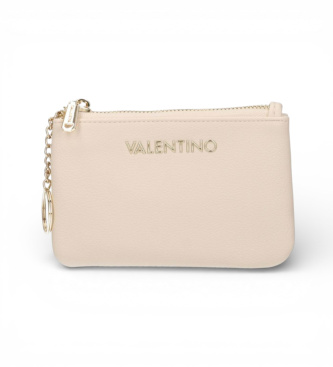 Valentino para mujer. VPS9WG101 Cartera Logotipo beige (OSFA), Casual, Poliuretano