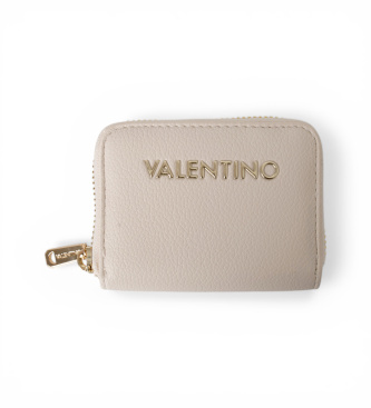 Valentino para mujer. VPS9WG139 Cartera logotipo beige (OSFA), Casual, Poliuretano